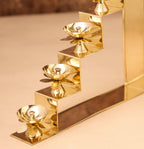 Brass Five Steps Decorative Akhand Diya (8.5 Inch) Vedansh Craft