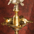 Brass Peacock Mahabharat/Samai Lamp (65 Inch) Vedansh Craft