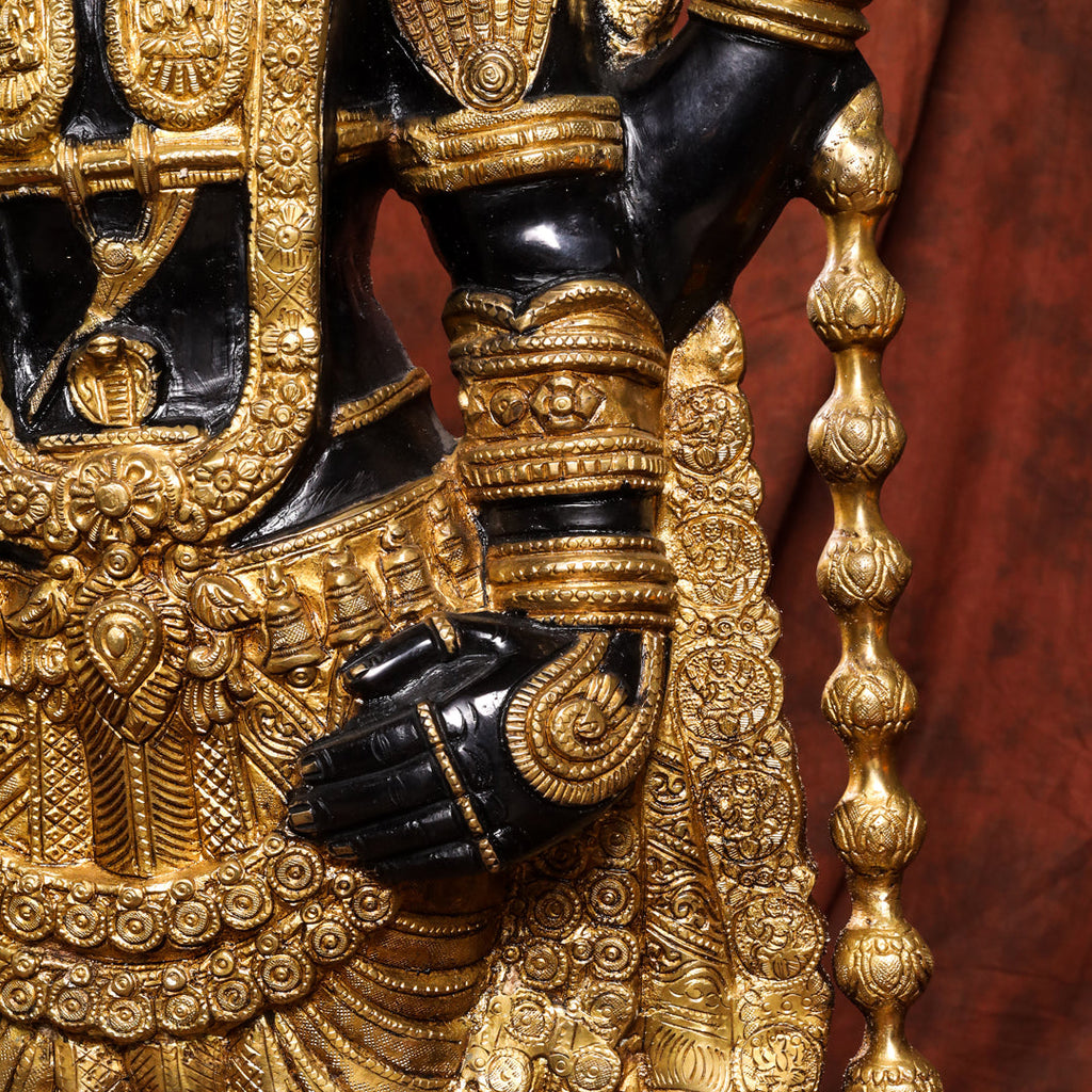 Brass Tirupati Balaji/Venkateshwar Idol (38 Inch) Vedansh Craft