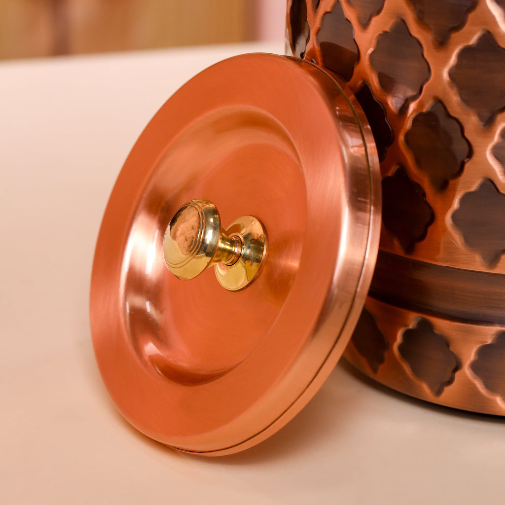 Copper Water Dispenser (11 Inch) Vedansh Craft
