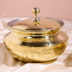 Brass Patila with Lid Vedansh Craft