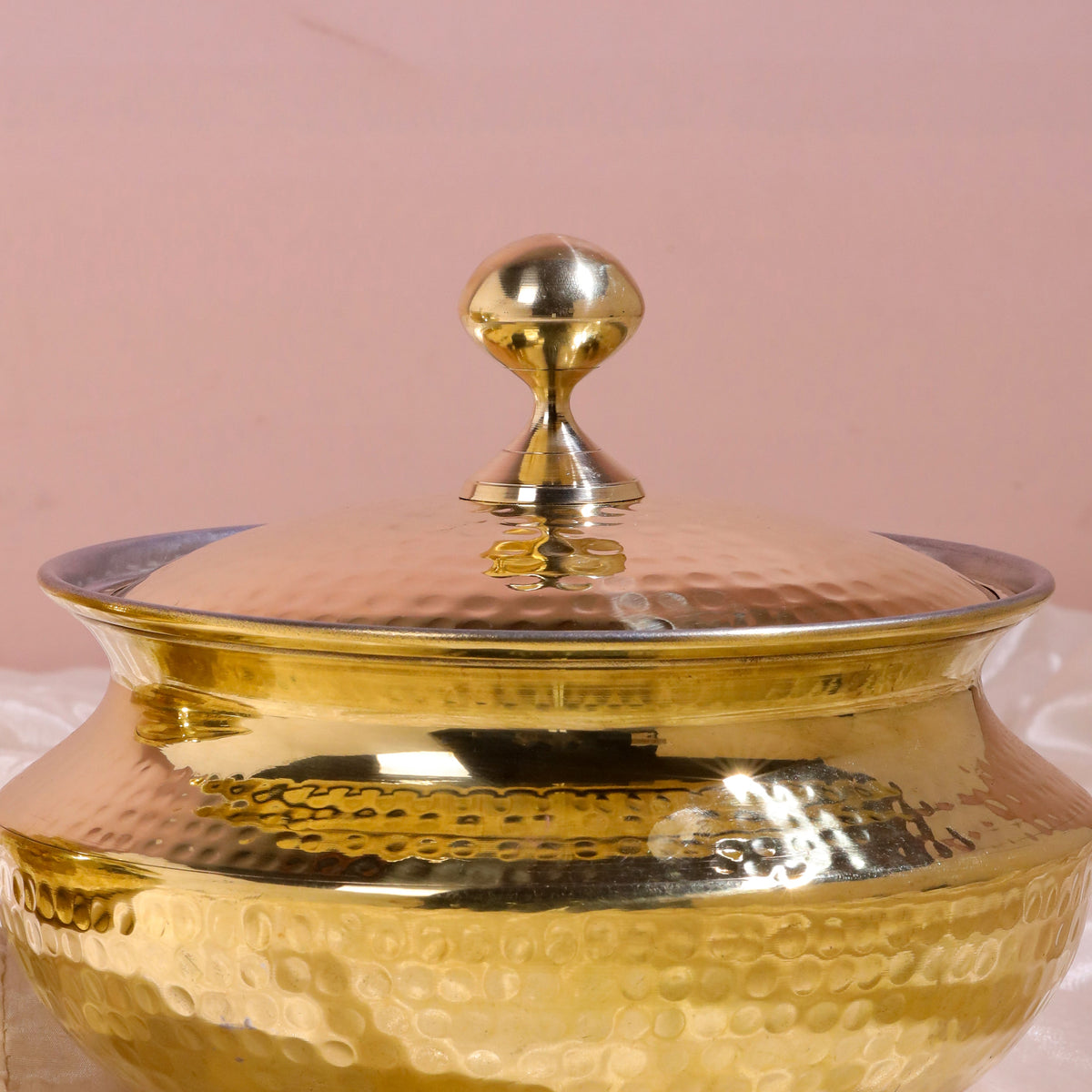 Brass Patila with Lid Vedansh Craft