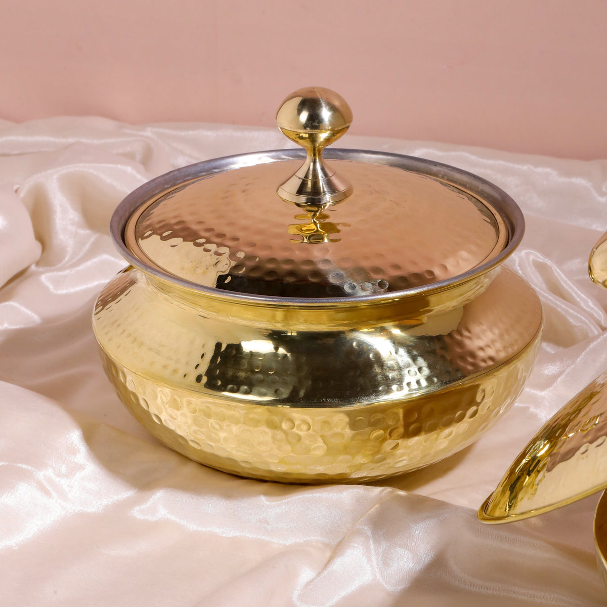 Brass Patila with Lid Vedansh Craft