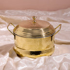 Brass Idli Cooker/Maker 16 Pits (4 Plates) (8 Inch) Vedansh Craft