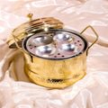 Brass Idli Cooker/Maker 16 Pits (4 Plates) (8 Inch) Vedansh Craft