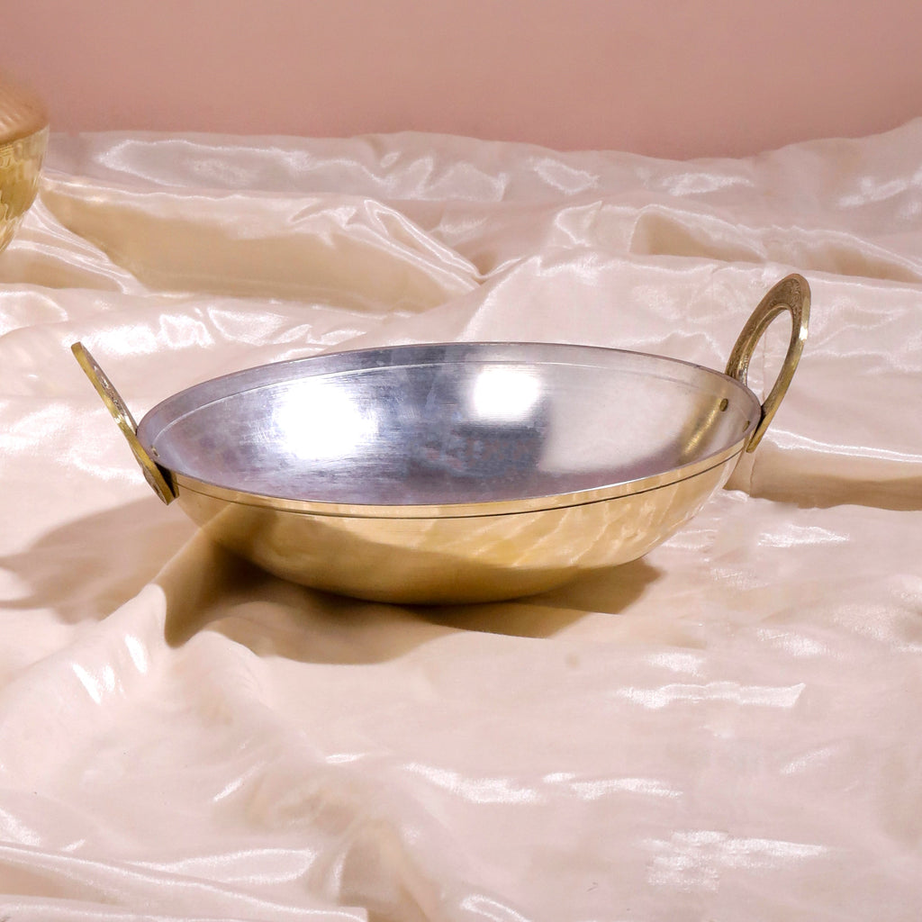 Brass Kadhai (13 Inch) Vedansh Craft