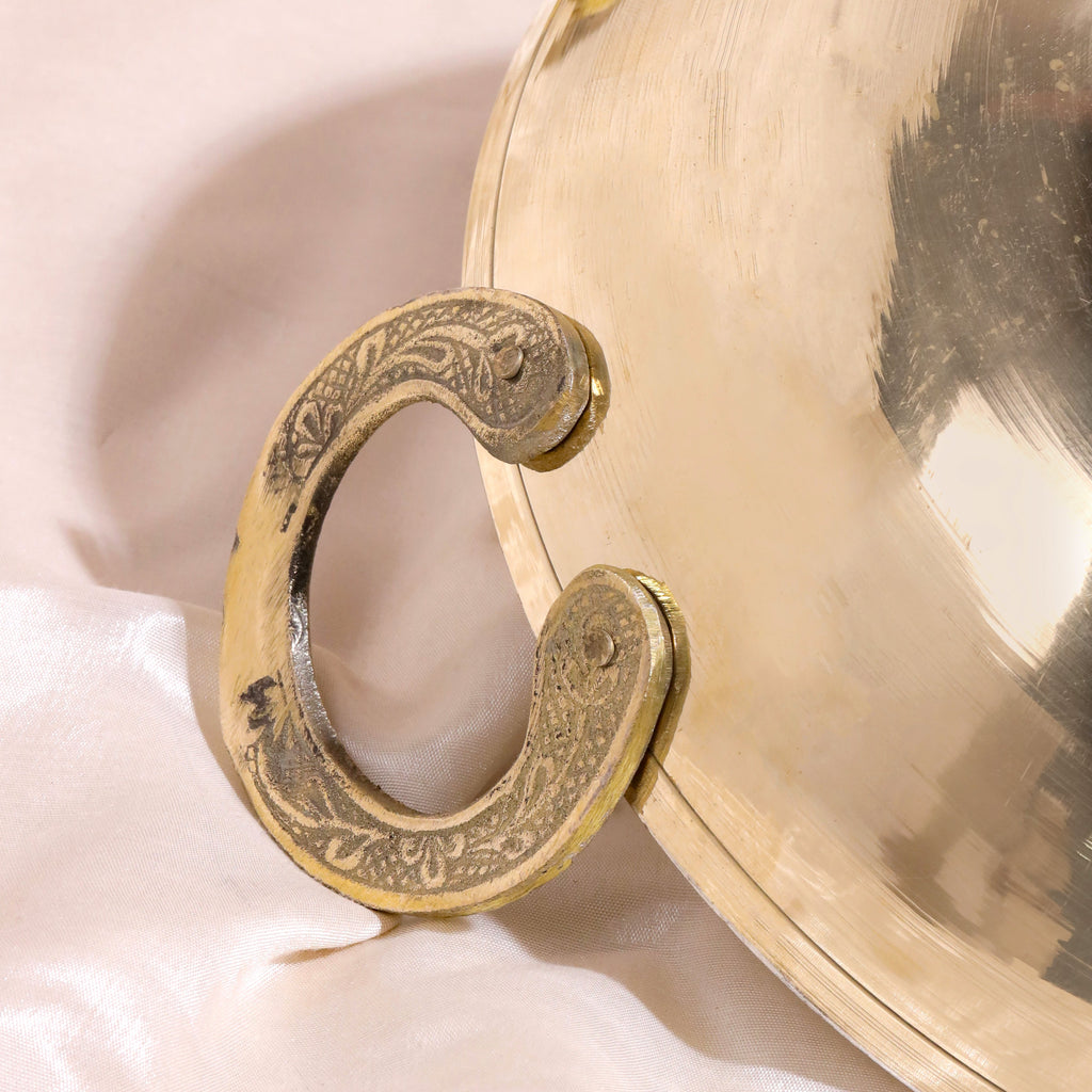 Brass Kadhai (13 Inch) Vedansh Craft