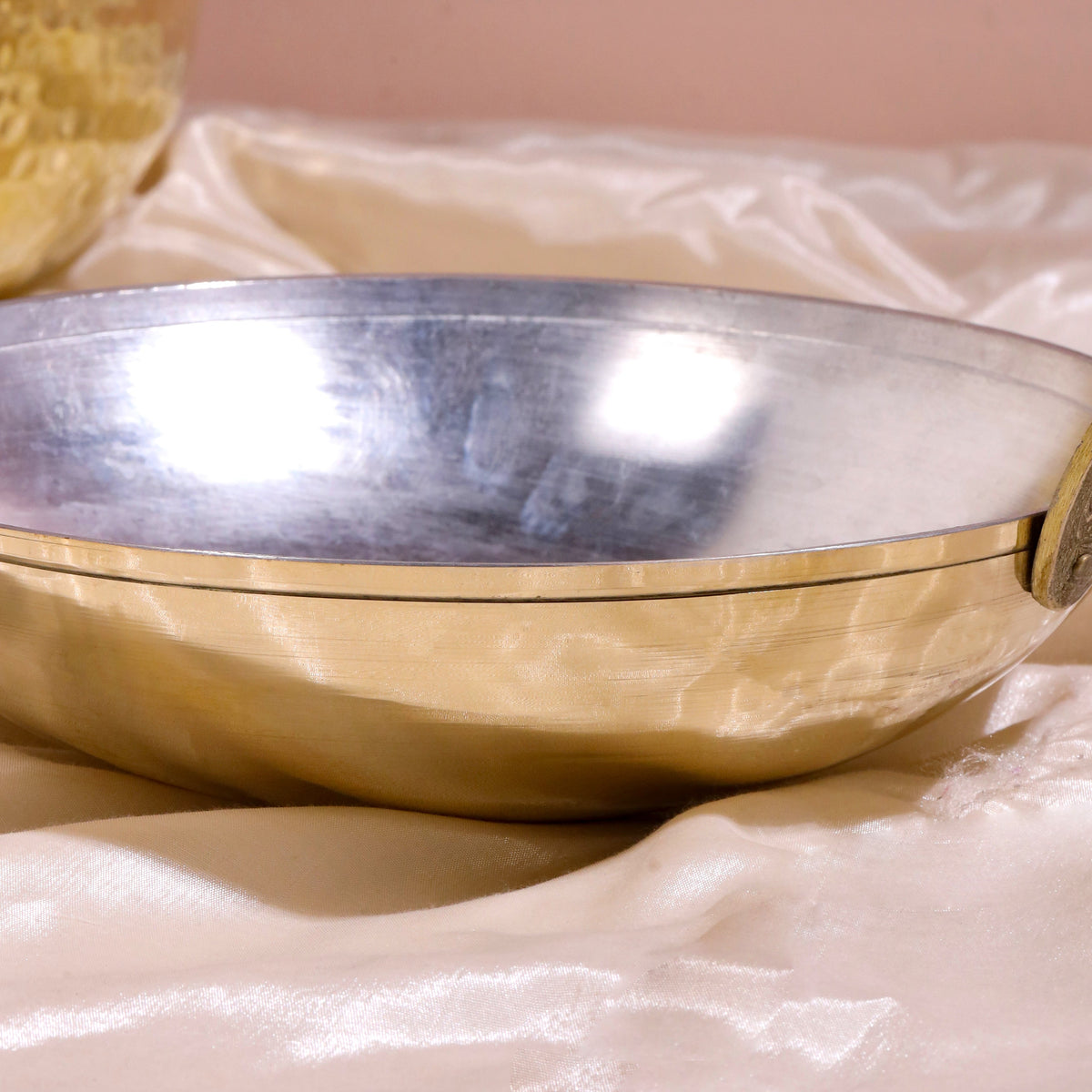 Brass Kadhai (13 Inch) Vedansh Craft