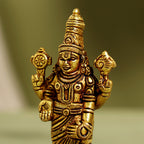 Brass Tirupati Balaji/Venkateshwar Idol Table Top Vedansh Craft