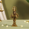 Brass Superfine Standing Panchmukhi Hanuman Idol (5.5 Inch) Vedansh Craft