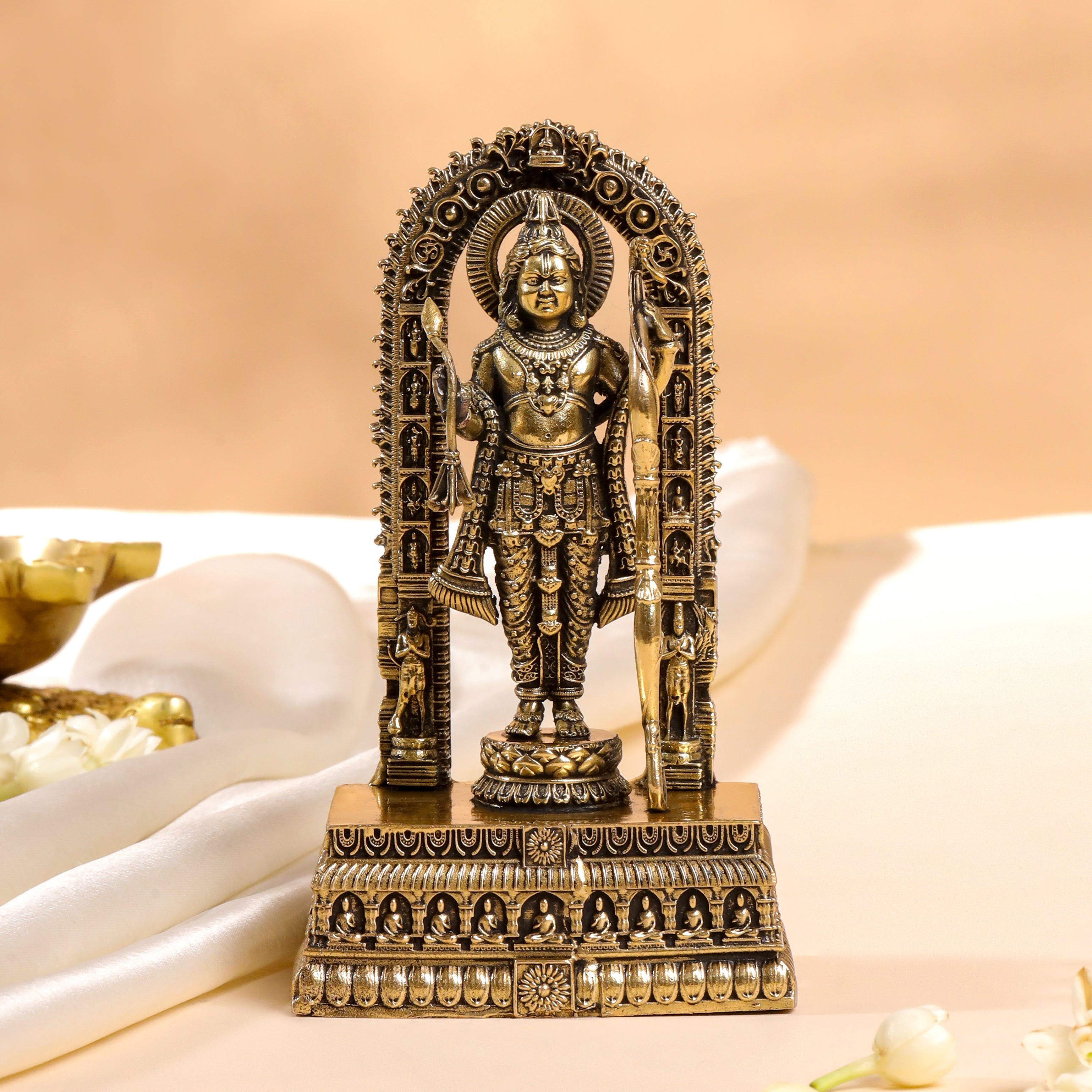 Brass Superfine Lord Ram Idol (6 Inch) Vedansh Craft