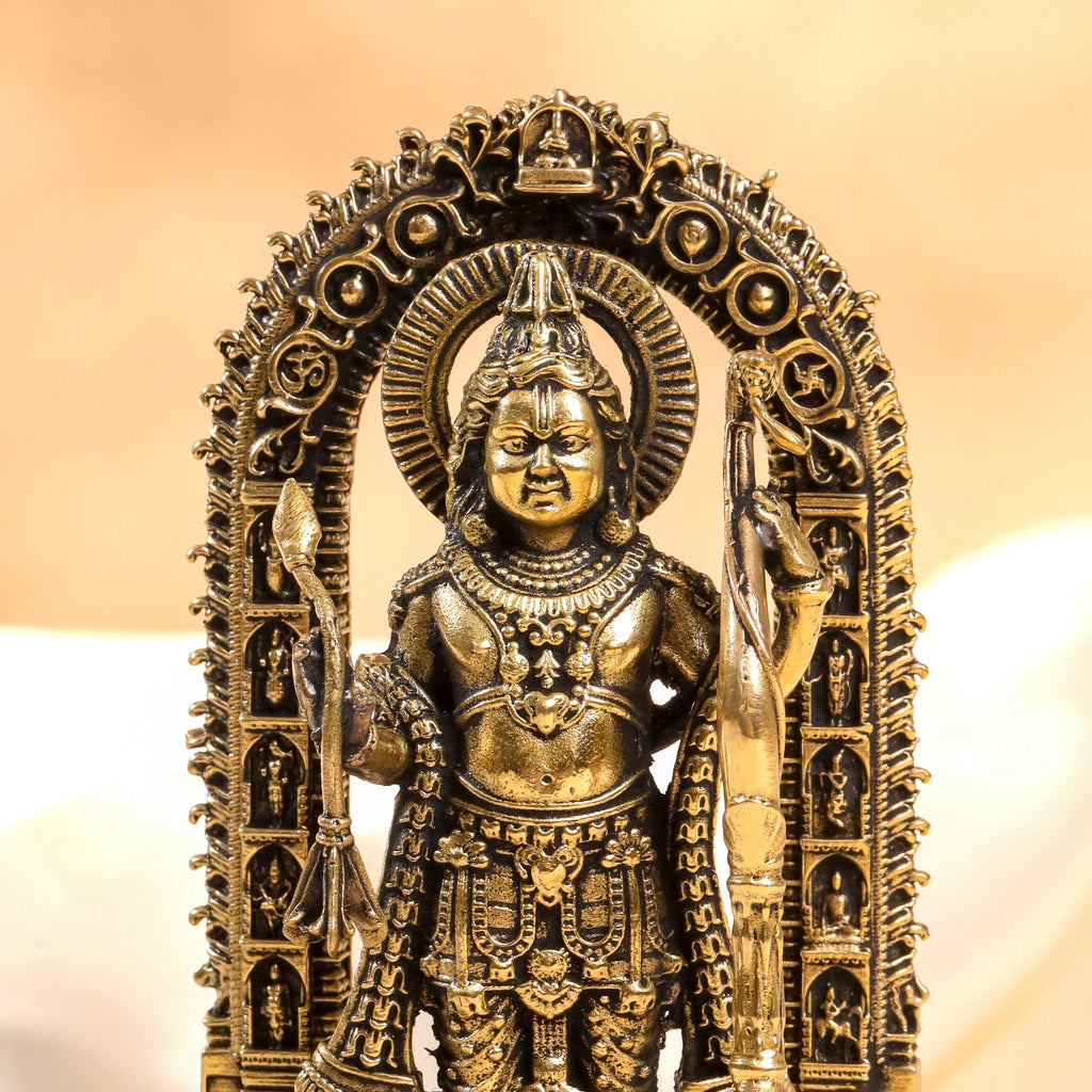 Brass Superfine Lord Ram Idol (6 Inch) Vedansh Craft