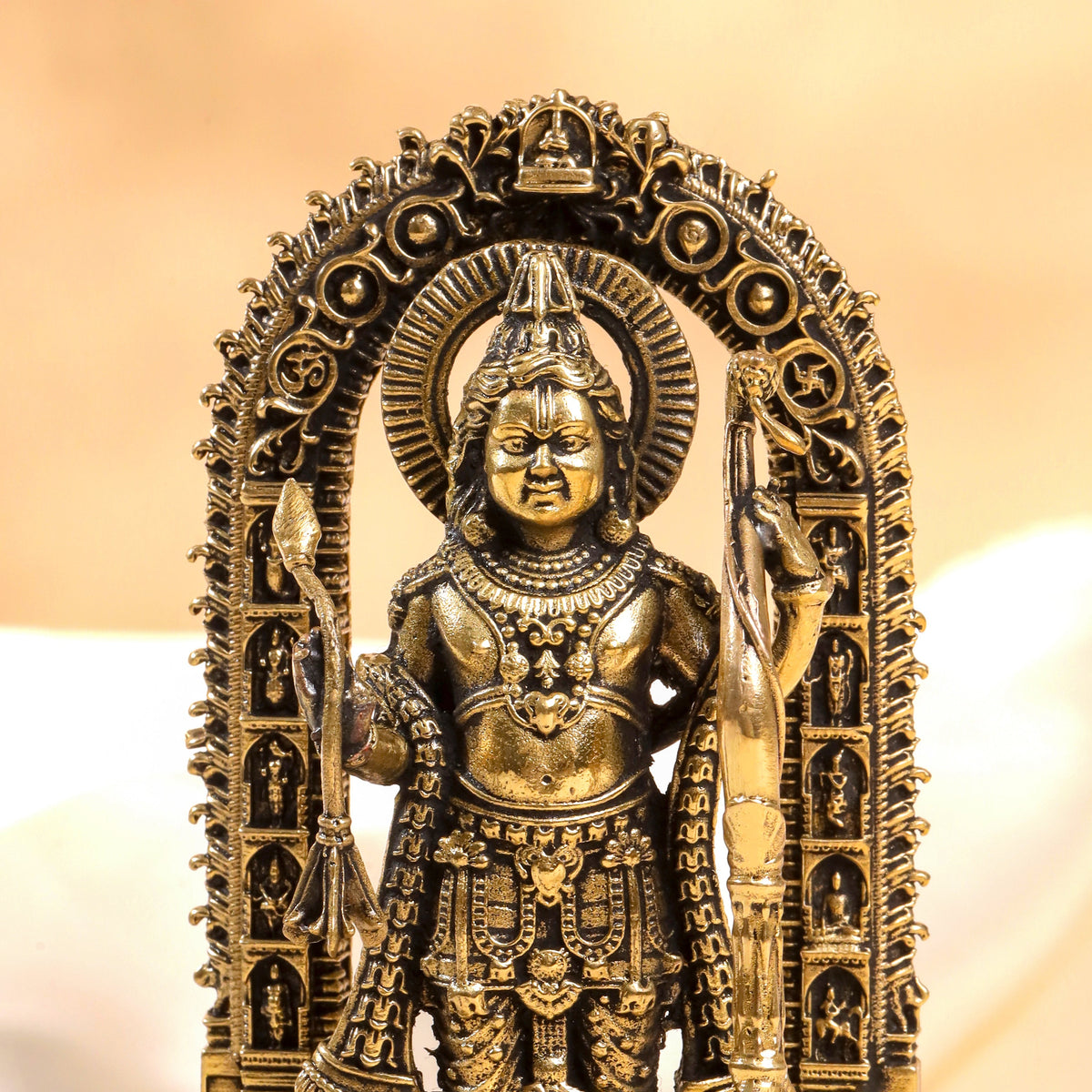 Brass Superfine Lord Ram Idol (6 Inch) Vedansh Craft