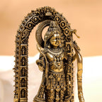 Brass Superfine Lord Ram Idol (6 Inch) Vedansh Craft