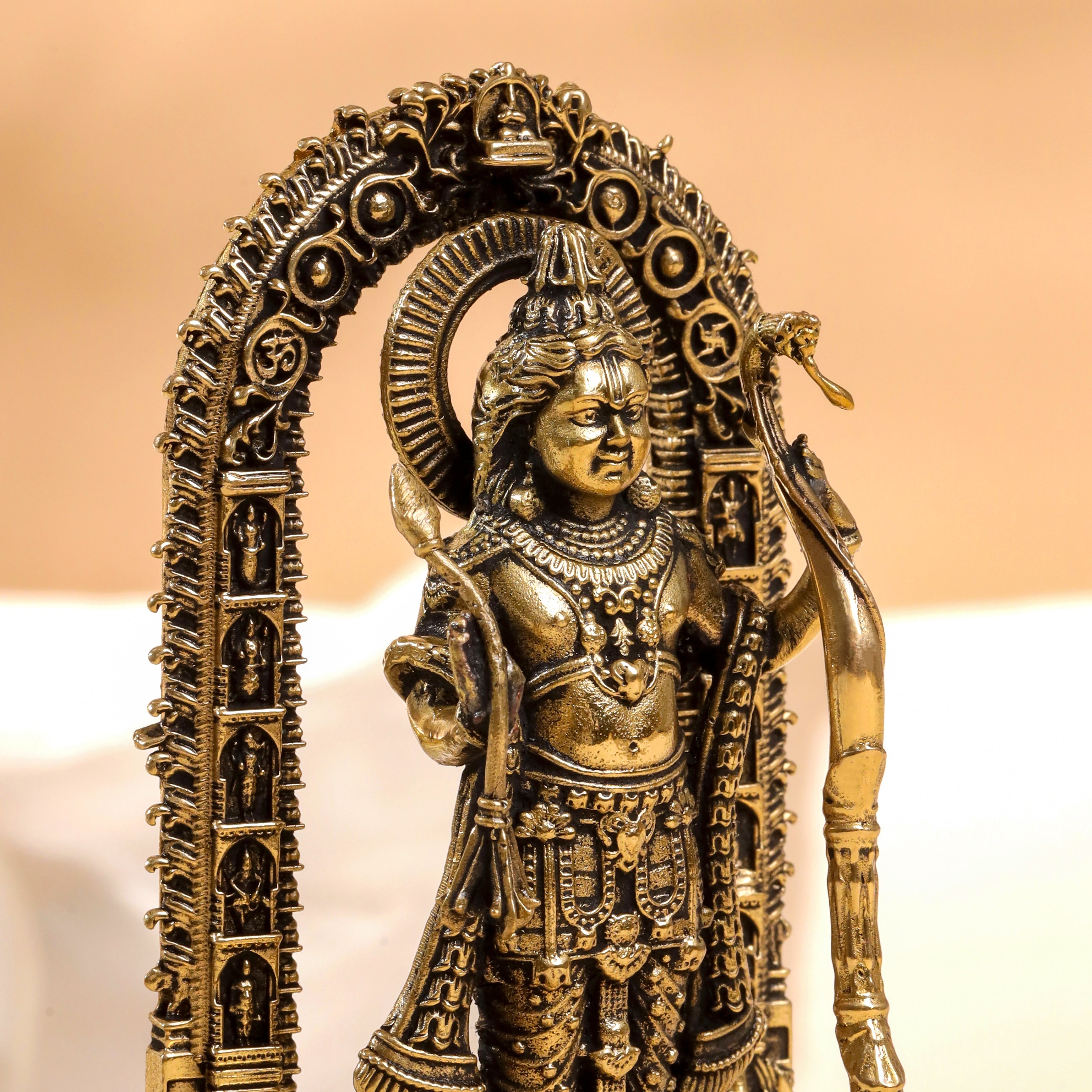 Brass Superfine Lord Ram Idol (6 Inch) Vedansh Craft
