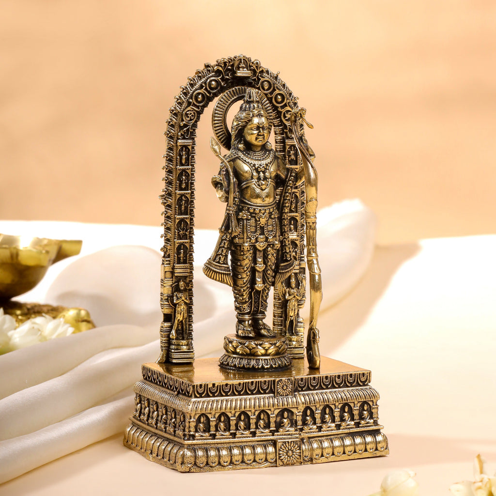 Brass Superfine Lord Ram Idol (6 Inch) Vedansh Craft