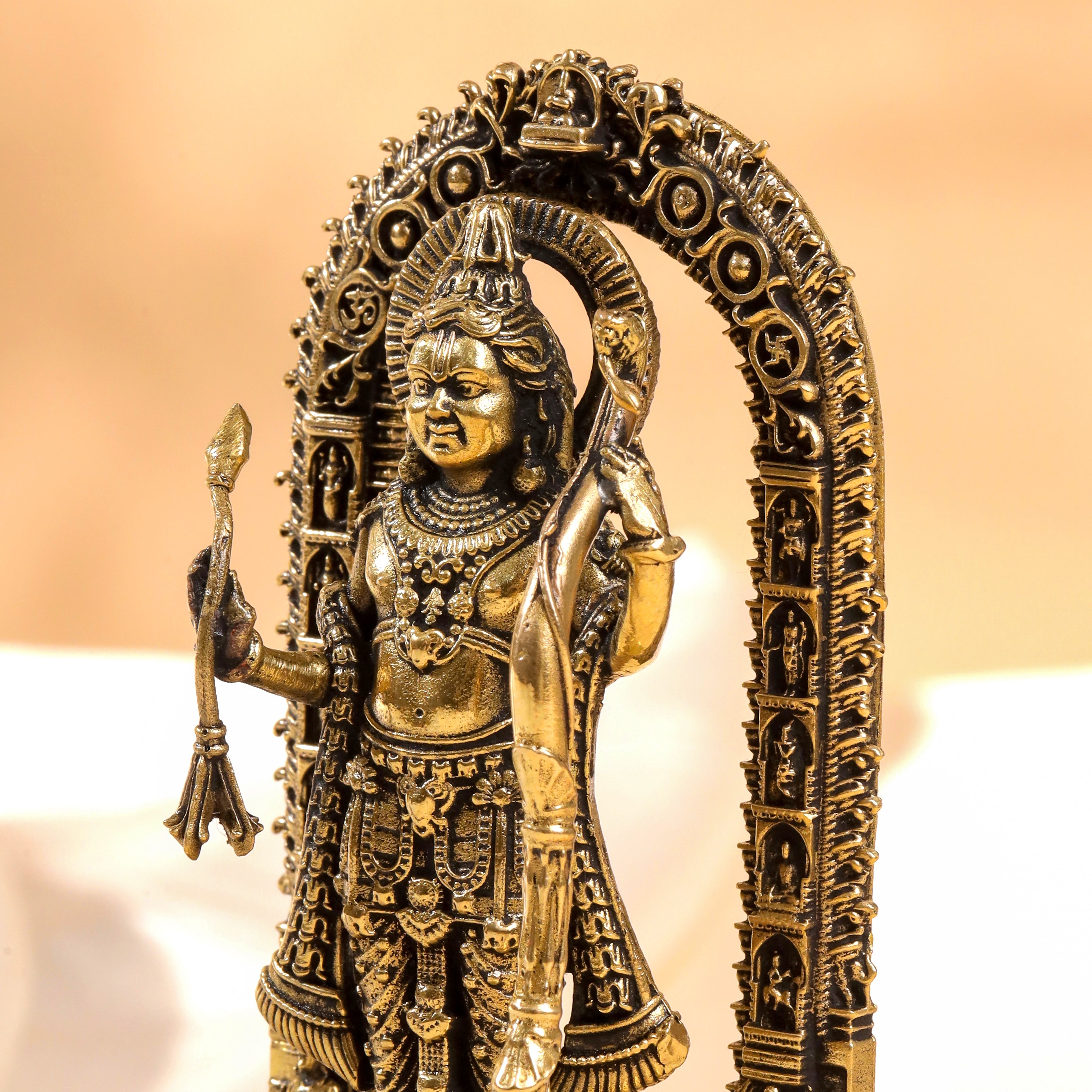 Brass Superfine Lord Ram Idol (6 Inch) Vedansh Craft