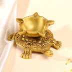 Brass Tortoise Oil Diya (2 Inch) Vedansh Craft