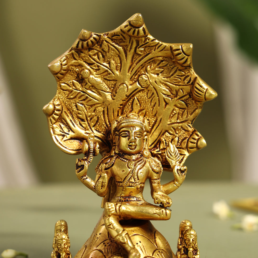 Brass Dakshinamurti Idol (6.5 Inch) Vedansh Craft