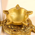 Brass Tortoise Oil Diya (2 Inch) Vedansh Craft