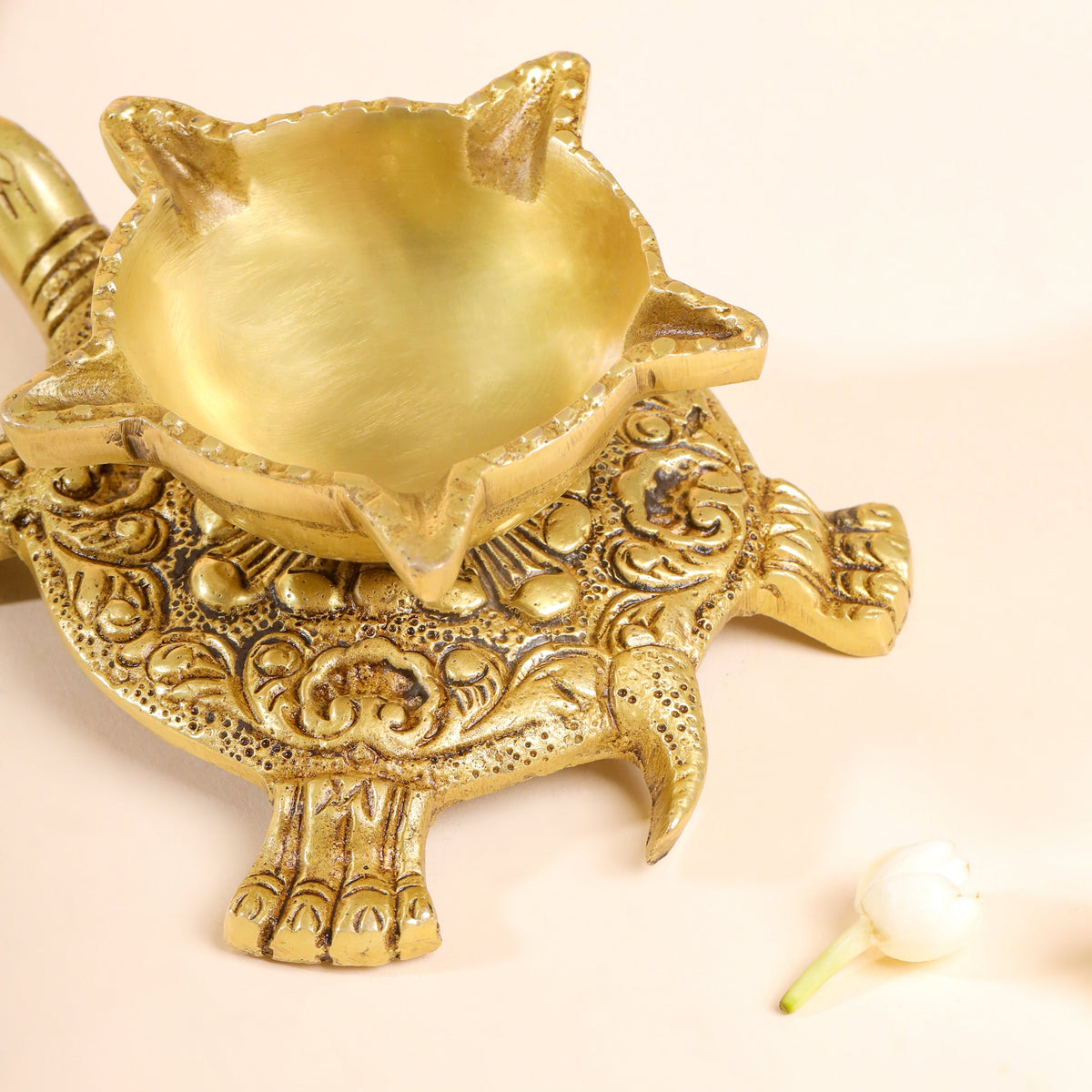 Brass Tortoise Oil Diya (2 Inch) Vedansh Craft