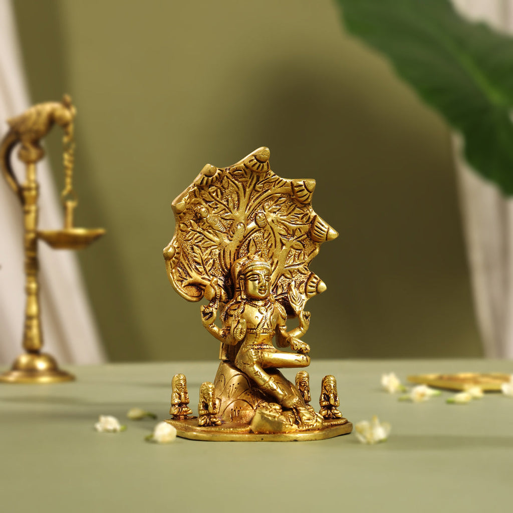 Brass Dakshinamurti Idol (6.5 Inch) Vedansh Craft