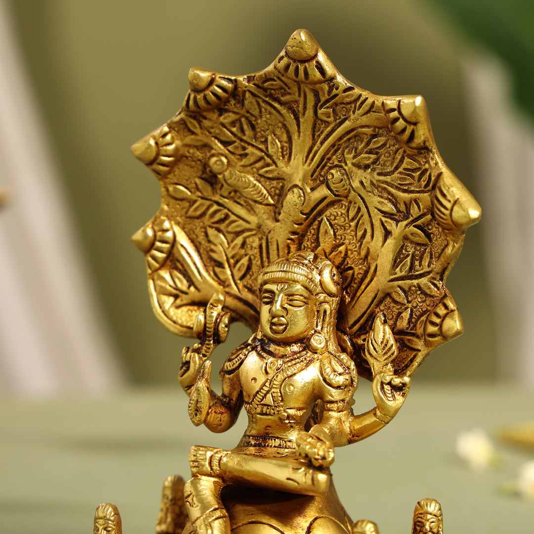 Brass Dakshinamurti Idol (6.5 Inch) Vedansh Craft