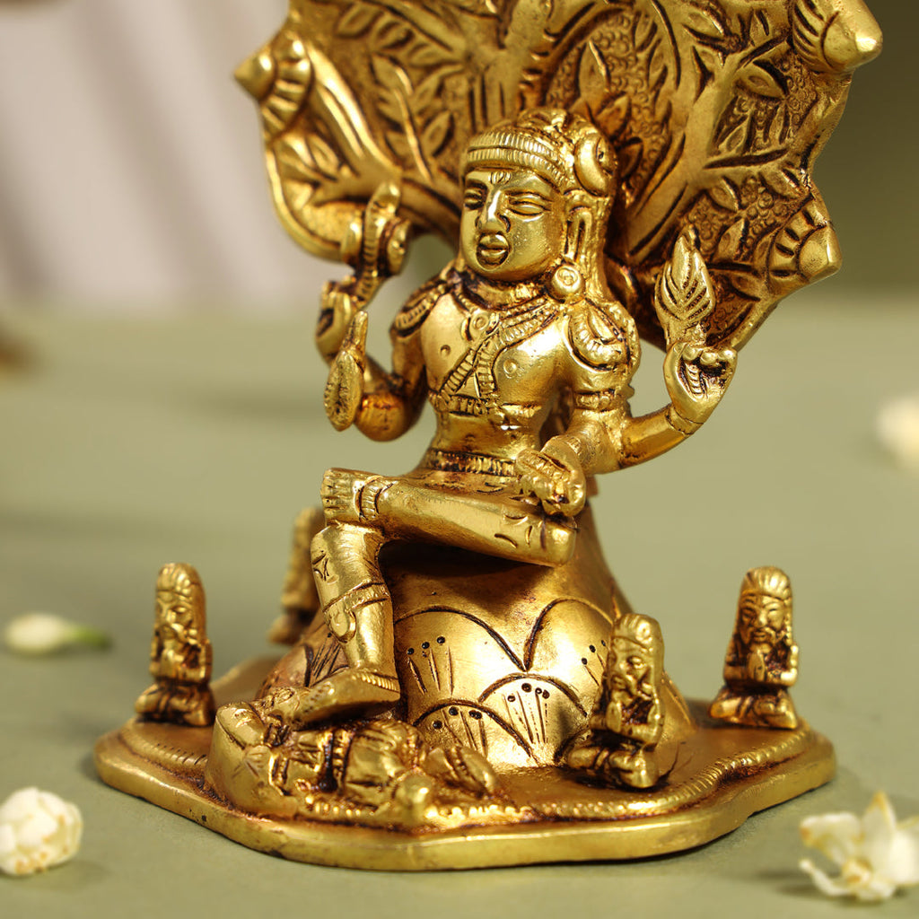 Brass Dakshinamurti Idol (6.5 Inch) Vedansh Craft
