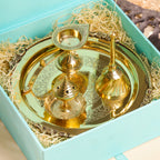 Brass Thali Pooja Gift Hamper Vedansh Craft