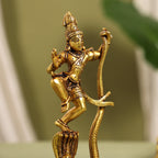 Brass Superfine Dancing Kalinga Krishna Statue (8.5 Inch) Vedansh Craft