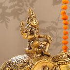 Brass Ashtalakshmi Elephant Statue (12 Inch) Vedansh Craft