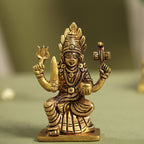 Brass Sitting Karumari Amman Idol (3.7 Inch) Vedansh Craft