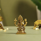Brass Sitting Karumari Amman Idol (3.7 Inch) Vedansh Craft