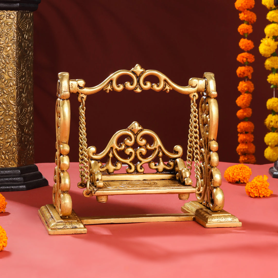Brass Superfine Palna/Swing (7.5 Inch) Vedansh Craft
