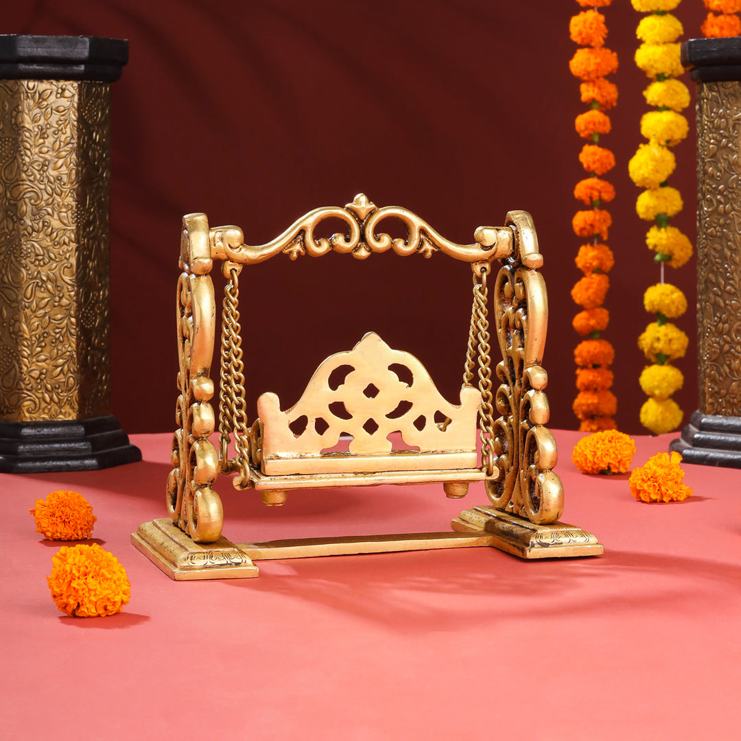 Brass Superfine Palna/Swing (7.5 Inch) Vedansh Craft