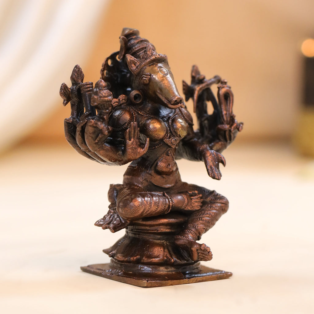 Copper Varahi Devi Idol (4 Inch) Vedansh Craft