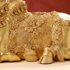 Brass Majestic Nandi Idol (20.5 Inch) Vedansh Craft