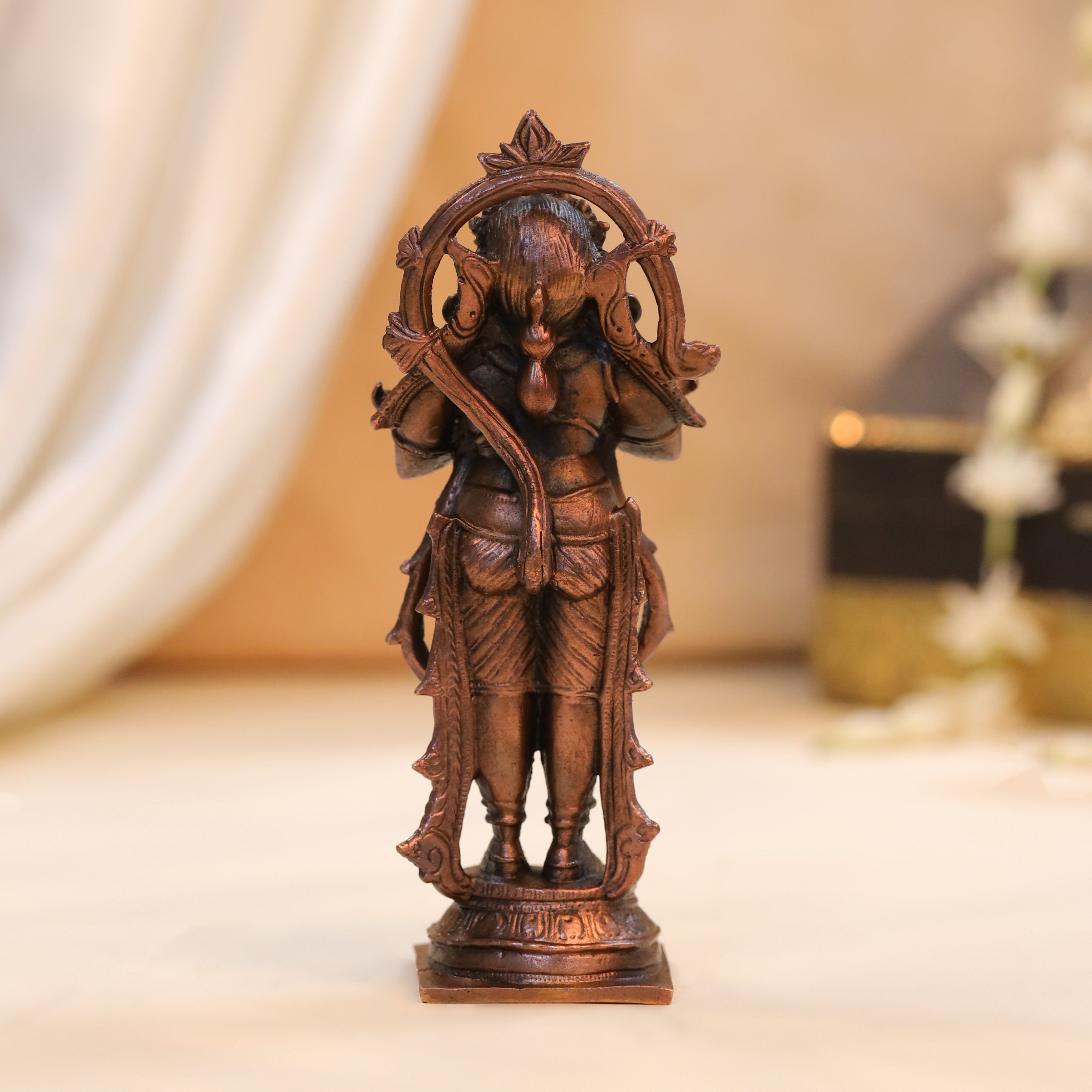 Copper Hanuman Standing Idol (5.5 Inch) Vedansh Craft