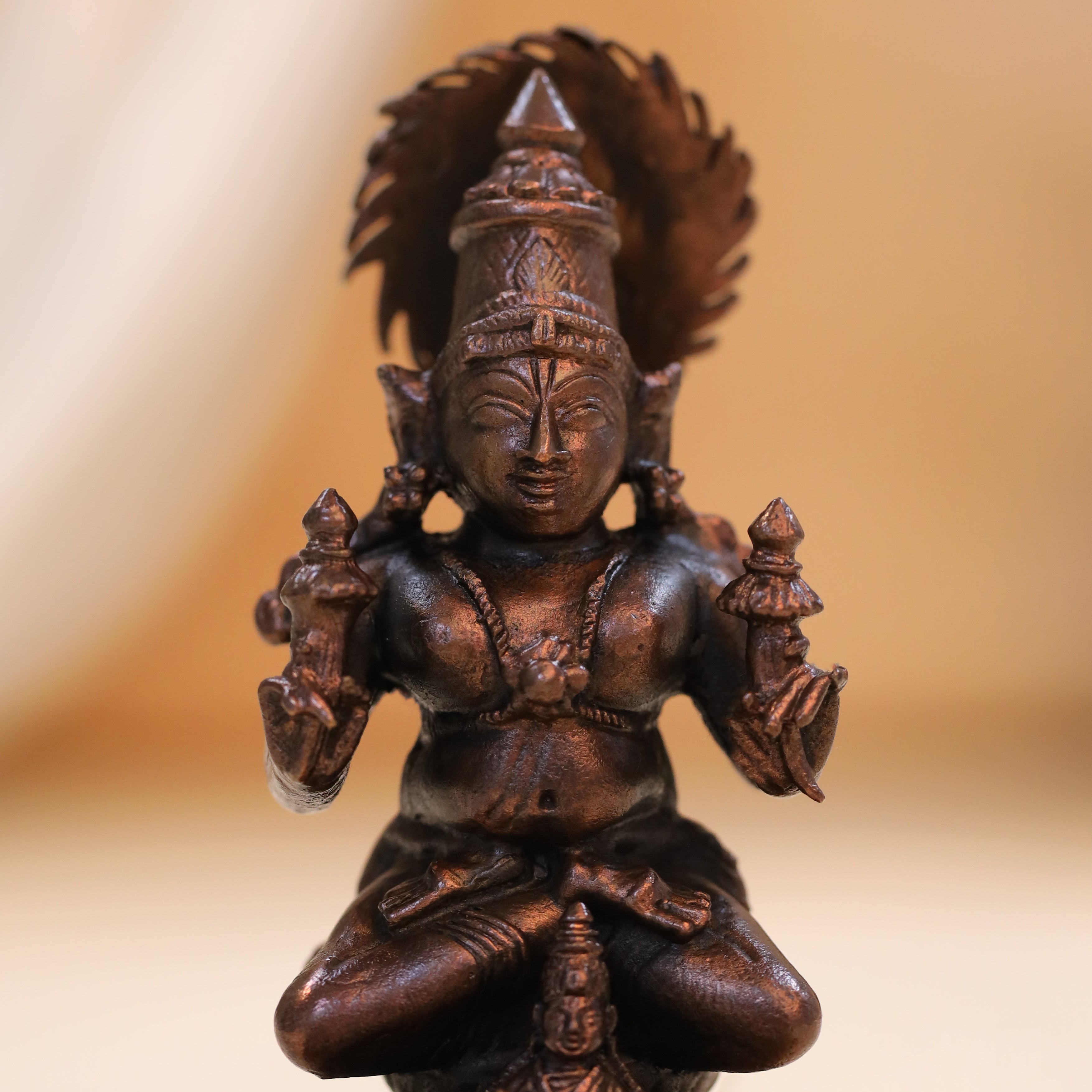 Copper Surya Rath Idol (4 Inch) Vedansh Craft
