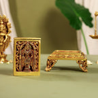 Brass Tirupati Balaji Dhoop Dani & Incense Holder (6.5 Inch) Vedansh Craft