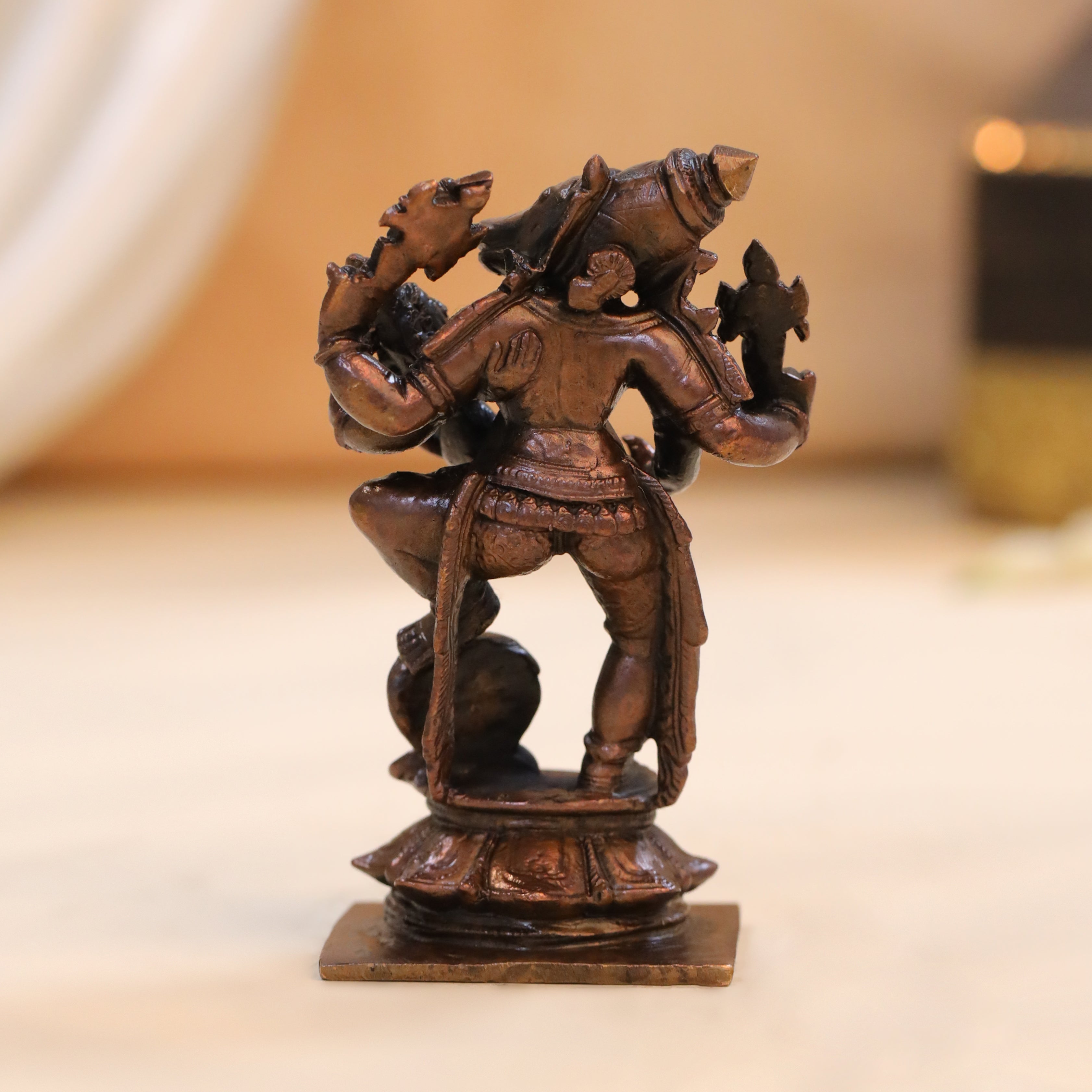 Copper Standing Varaha Lakshmi Idol (3.5 Inch) Vedansh Craft