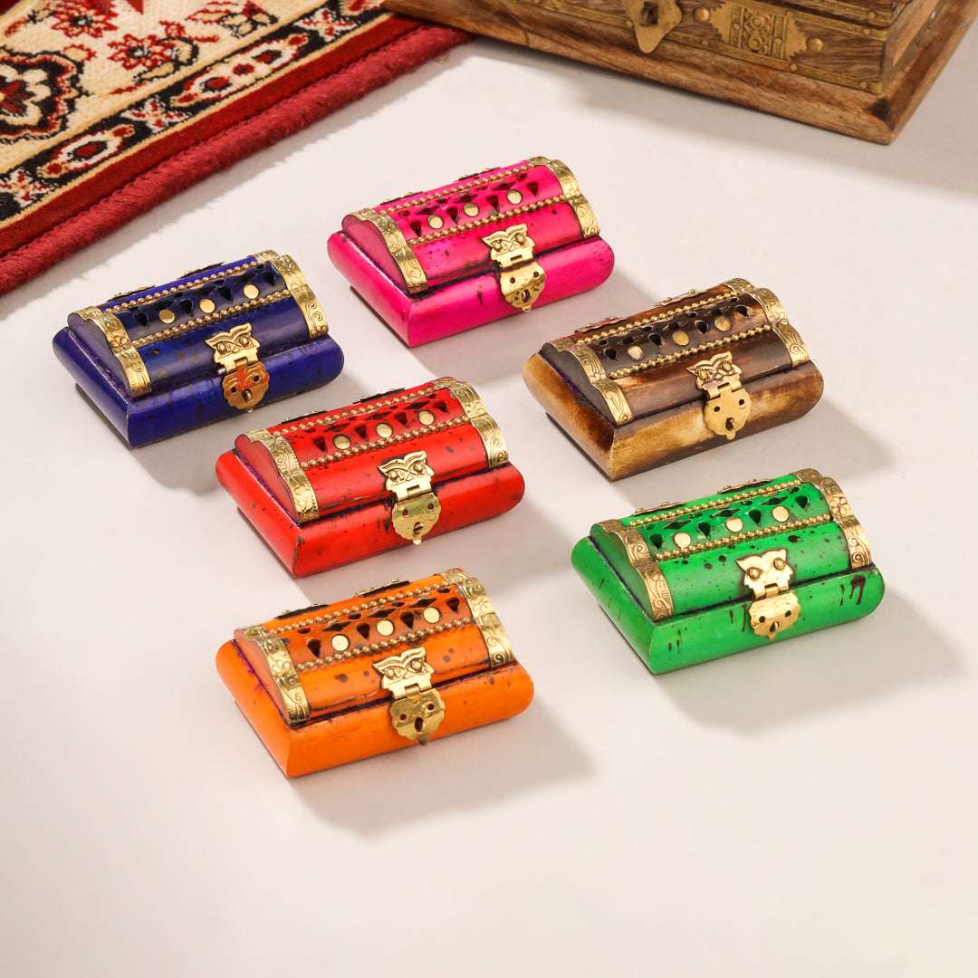 Polka Dots Mini Jewellery Box Vedansh Craft