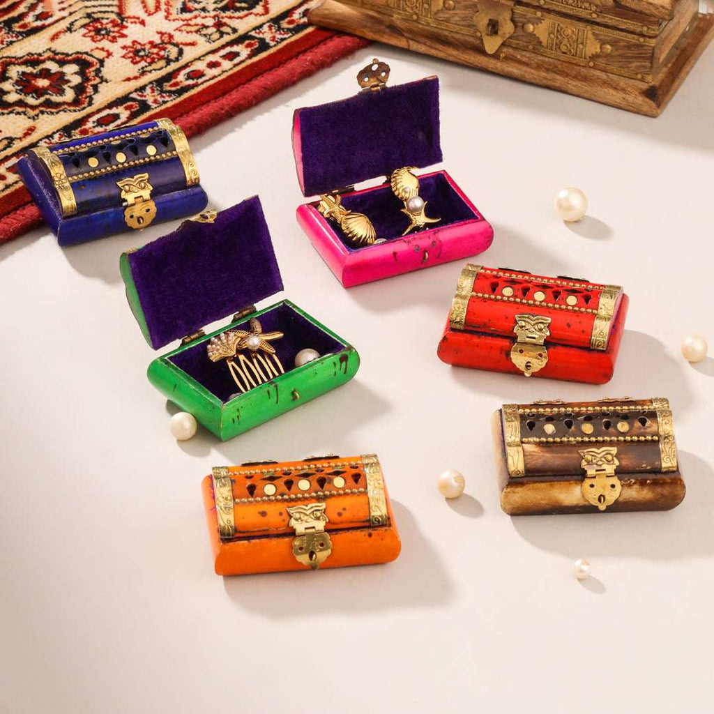 Polka Dots Mini Jewellery Box Vedansh Craft