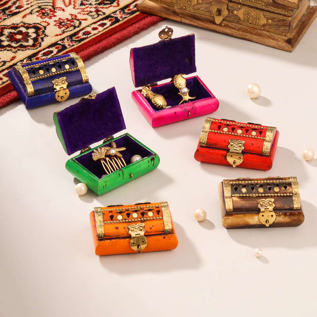 Polka Dots Mini Jewellery Box Vedansh Craft