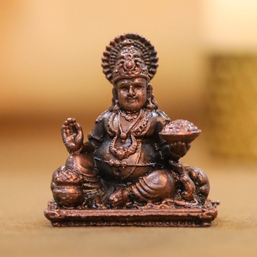 Copper Kuber Maharaj Idol (2 Inch) Vedansh Craft