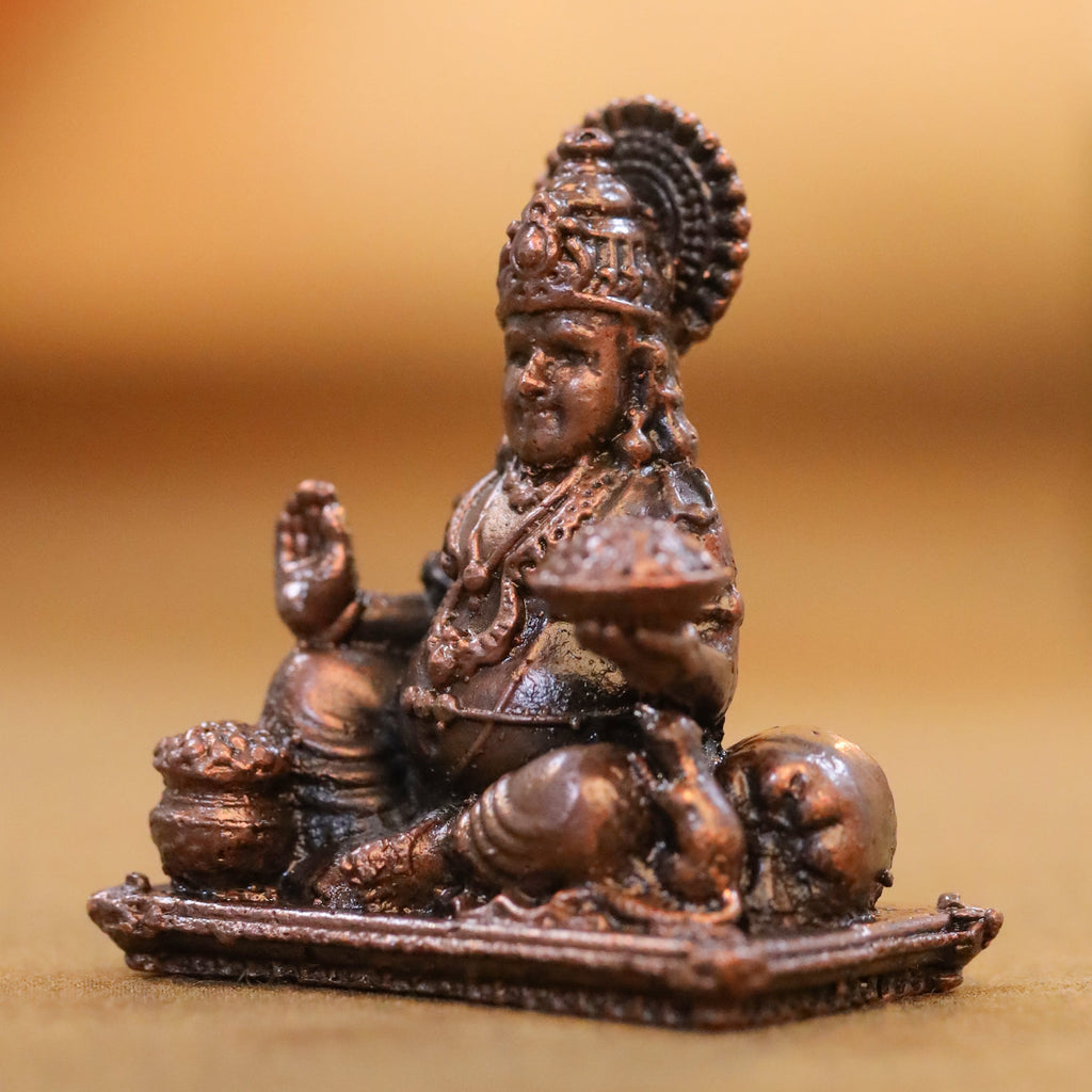 Copper Kuber Maharaj Idol (2 Inch) Vedansh Craft