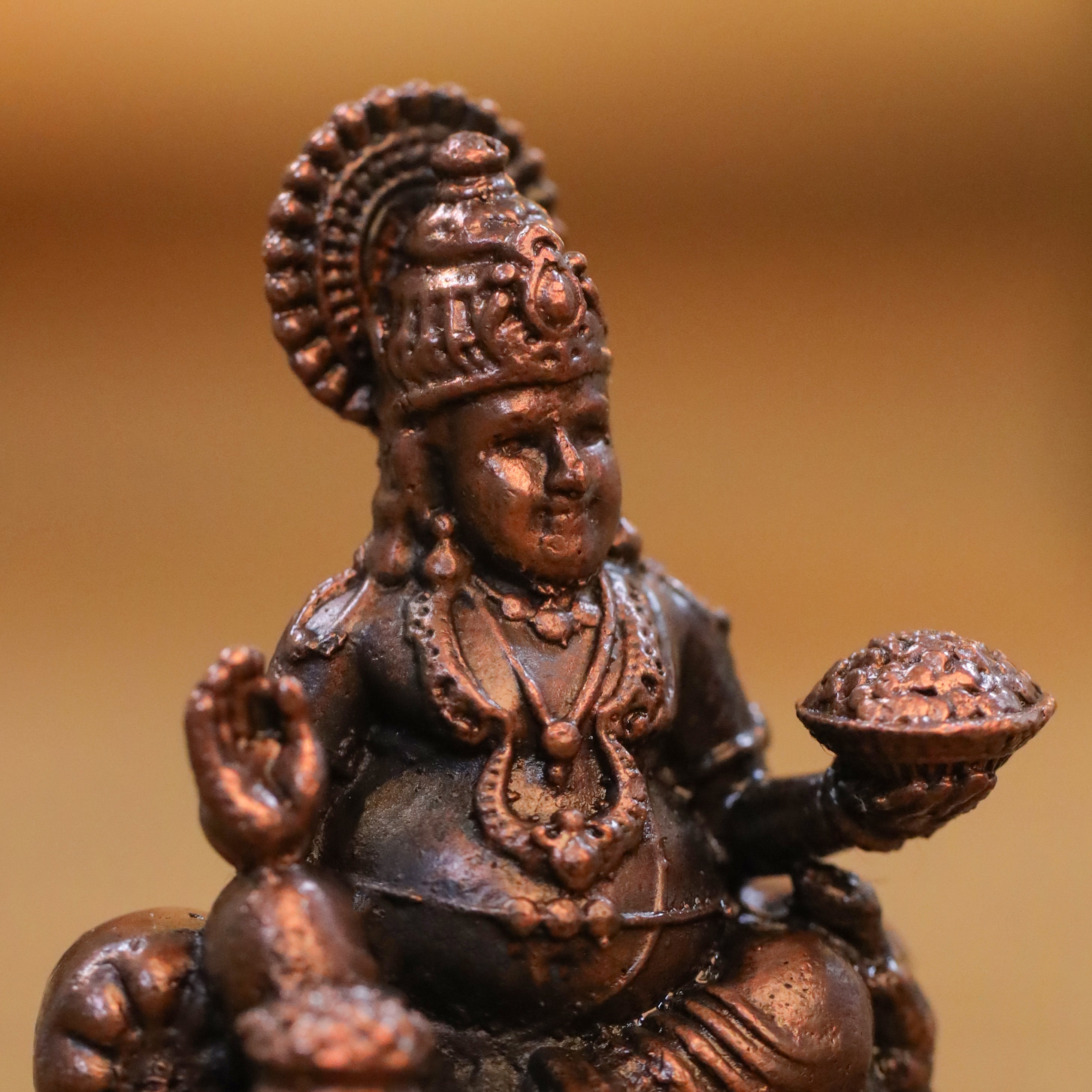 Copper Kuber Maharaj Idol (2 Inch) Vedansh Craft