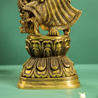 Brass Goddess Standing Radha Statue (30 Inch) Vedansh Craft