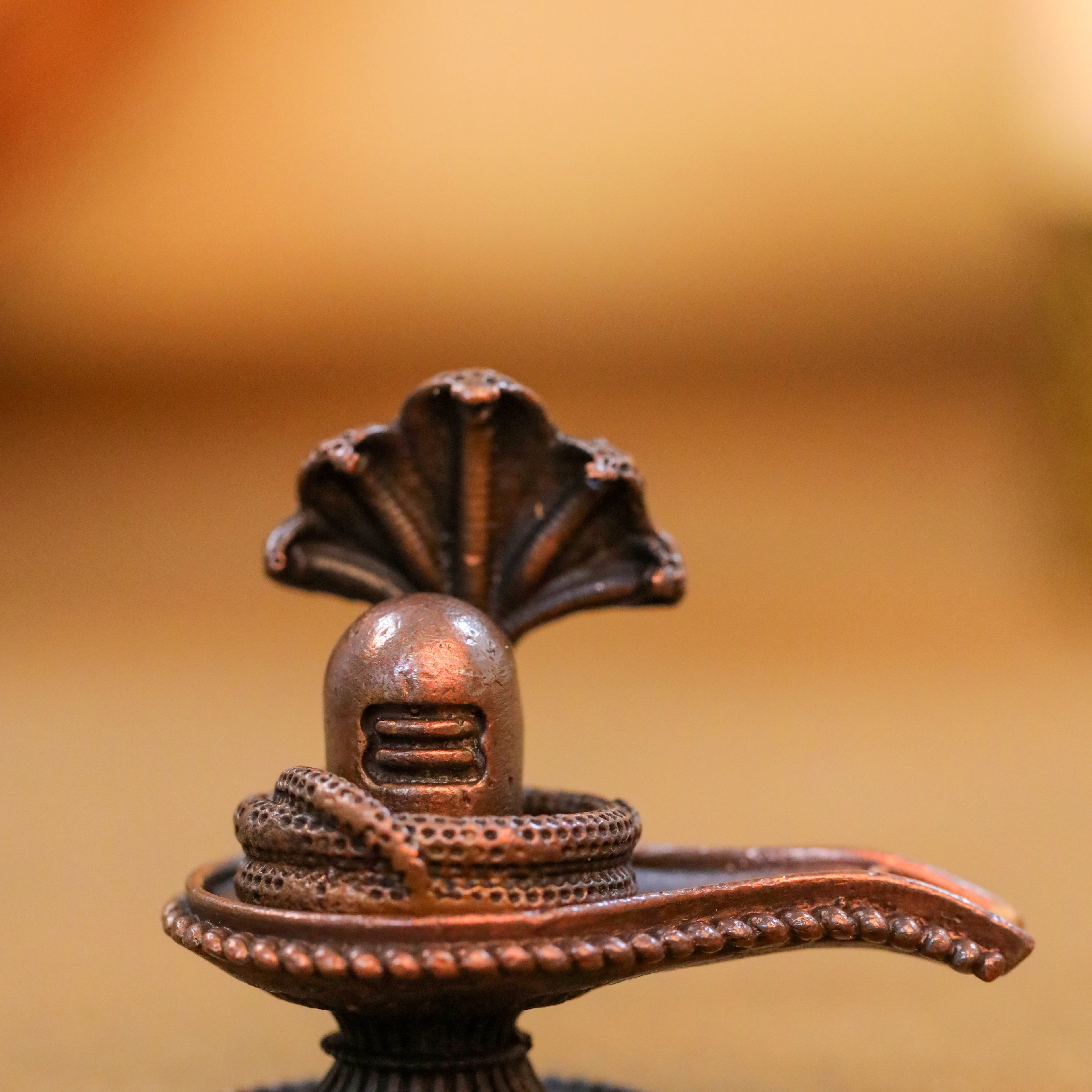Copper Shivling/Shivlingam Idol (1.8 Inch) Vedansh Craft