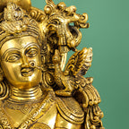 Brass Goddess Standing Radha Statue (30 Inch) Vedansh Craft